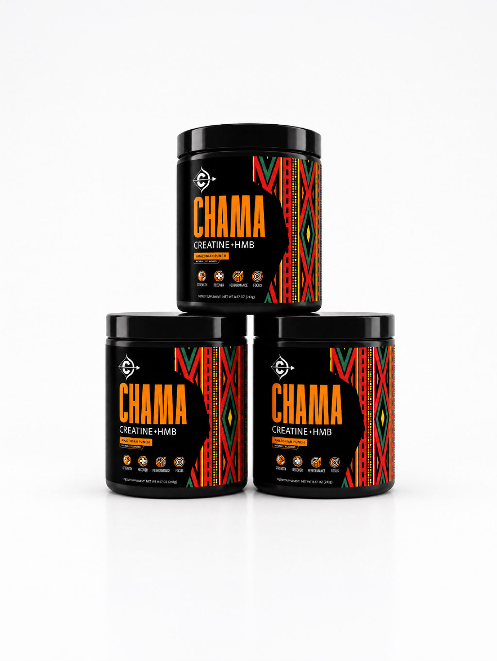CHAMA Creatine + HMB Amazonian Punch